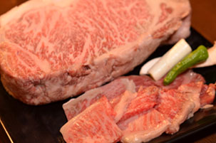 青森料理 田子牛サーロイン01